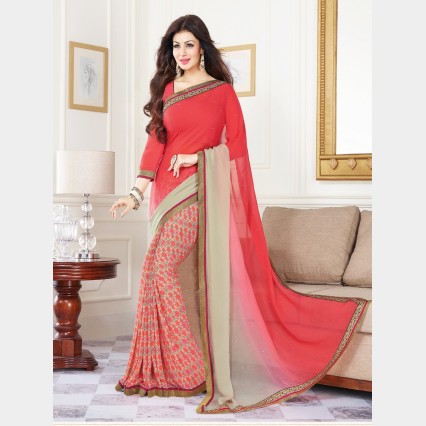 Vinay’s Soft Printed Georgette Sharee